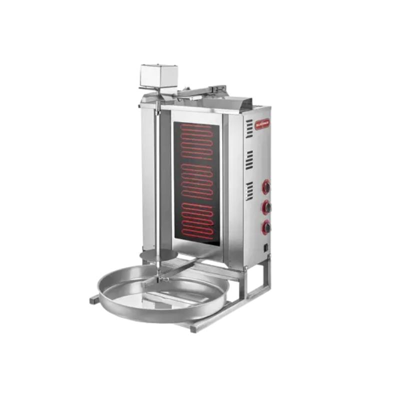 Işıkgaz Silverinox ED-03 3 Radyanlı Elektrikli Üstten Motorlu Döner Ocağı